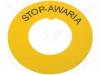 W0-P.ŻÓŁTE DO FI22+NAPIS STOP-AWARIA