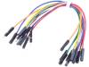 WIRE JUMPER MALE TO FEMALE 10PCS
